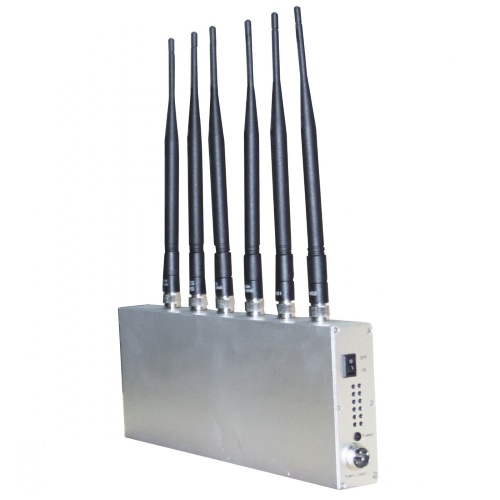 Radio Frequency Jammer with 6 antennas